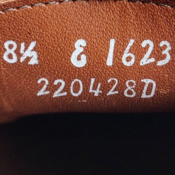 Allen Edmonds Strand Cap Toe Oxfords in Dark Chili Leather Men's Size 8.5 E Wide - Picture 10 of 10